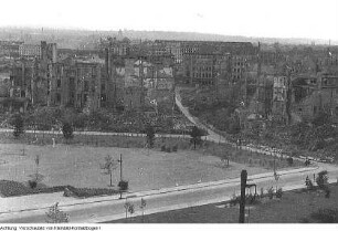 Dresden, Altstadt, Georgplatz, fertig gestellt, 1951