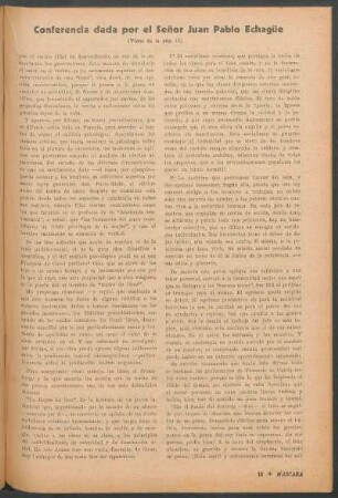 Conferencia dada el señor Juan Pablo Echagüe : (Viene de la pág. 11)
