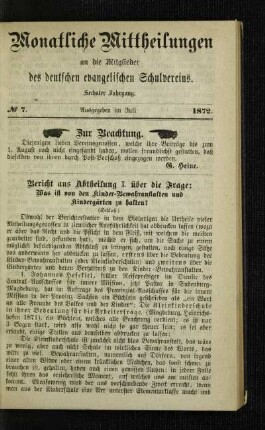 Zur Beachtung