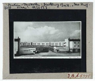 Berlin, Hufeisensiedlung Britz (Fritz-Reuter-Str.)