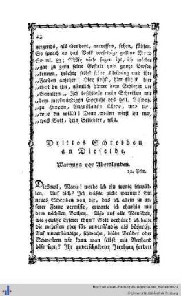 III. Schreiben.