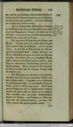 Dießjähriger Feldzug