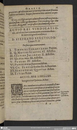 Actio rei vindicationis ad usum fori communi accommodata