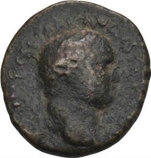 Vespasian (69-79 n. Chr.): Antiochia in Pisidien / Pisidien, 76 n. Chr. – As