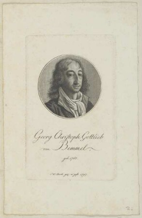 Bildnis des Georg Christoph Gottlieb von Bemmel