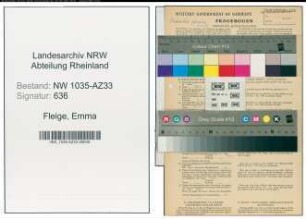 Entnazifizierung Emma Fleige , geb. 17.09.1897 (Bueroangestellte)