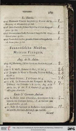 Französische Meister / Maîtres François