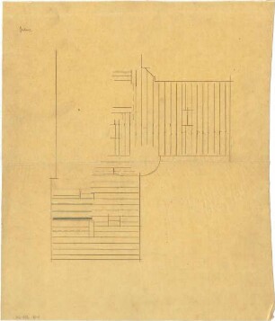 Hildebrand, Adolf von; München, Maria-Theresia-Str. 23; Wohnhaus Hildebrand - Teilgrundriss EG