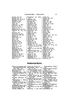 Sachverzeichnis