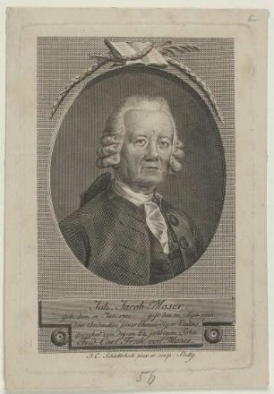 Bildnis des Joh. Jacob Moser