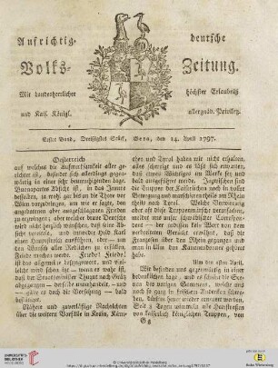 Erster Band. Dreißigstes Stück