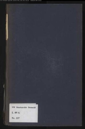 Gogerichtsregister Schwalenberg, Oldenburg und Stoppelberg