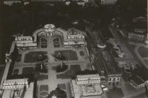 Dresden-Altstadt. Zwinger. Luftbild-Schrägaufnahme von Südost