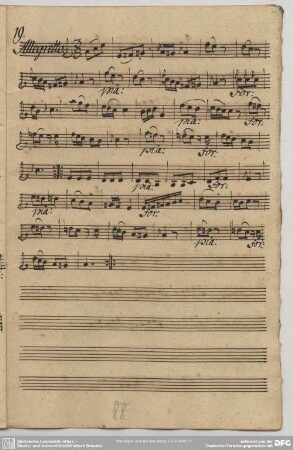 19. Allegretto, C-Dur