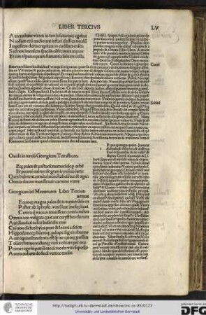 Georgicon ad Mecoenaten liber tertius.