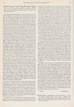 363-364 [Rezension] Delfino, Giovanni, Nuntiatur Giovanni Delfinos
