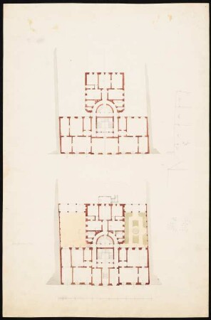 Wohnhaus Franzens, Alexanderstraße, Berlin-Mitte: 2 Grundrisse