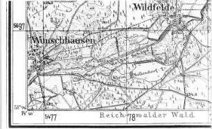 Bautzen-Oehna. Ausschnitt aus: Stadtplan von Bautzen 1975