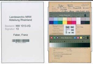 Entnazifizierung Franz Faber , geb. 26.11.1908 (Schweisser)