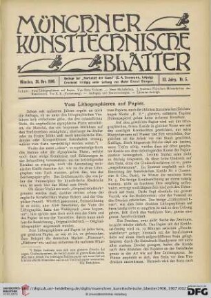 3: Vom Lithographieren auf Papier