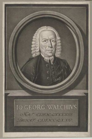 Bildnis des Io. Georg. Walchivs