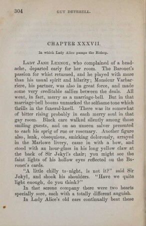 Chapter XXXVII. In which Lady Alice pumps the Bishop