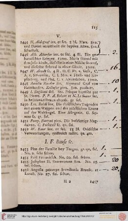 V. (Nr. 1445-1756)