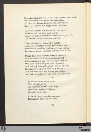 Es ist ein feuer angegangen
