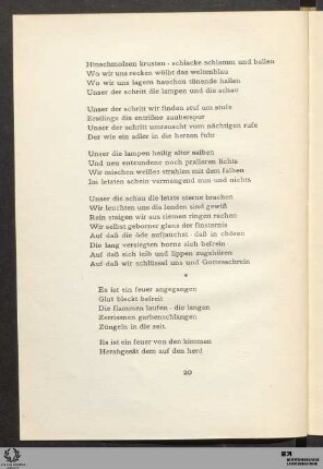 Es ist ein feuer angegangen