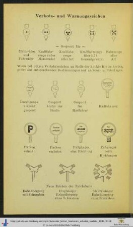 Verkehrszeichen.