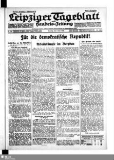 Leipziger Tageblatt und Handelszeitung : Amtsblatt des Rates und des Polizeiamtes der Stadt Leipzig