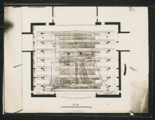 Bildstellung, Festspielhaus Bayreuth: Bergjoch (Walküre) Grundriss 1:100
