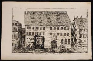 Der Stadt fron= oder die untere Waag, 1701 in Nürnb. - Untere Waage, Nürnberg