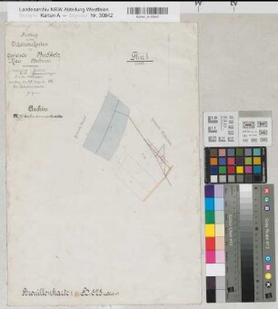 Ostherbede (Witten), Westherbede (Witten), Zusammenlegung Ost- und Westherbede, Bbl.11 Brouillonkarte I Buchholz Flur 1