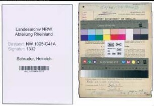 Entnazifizierung Heinrich Schrader , geb. 05.11.1919 (Polizist)
