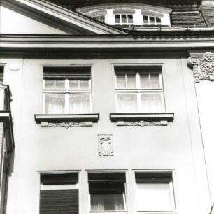 Cottbus, Spremberger Straße 40/41. Wohn-und Geschäftshaus (um 1905). Teilfassade (3. OG)