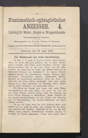 4. 30. April 1891