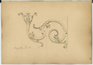 Klosterkirche, Neuzelle: Detail (aus: Skizzen- und Fotoalbum 12)