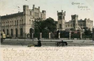 Gruss aus Leipzig: Dresdener und Magdeburger Bahnhof
