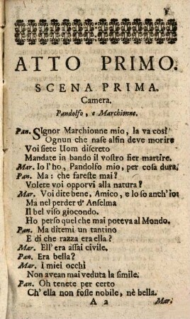 La Commedia In Comedia : Dramma Giocoso Per Musica