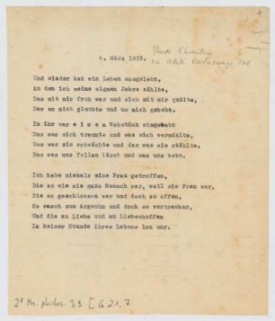 Und wieder hat ein Leben ausgelebt