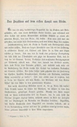 503-522 Das Papsttum auf dem ersten Konzil von Nicäa