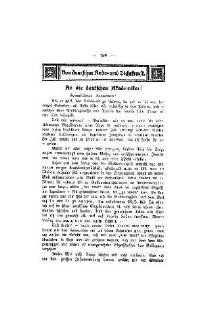 Von deutscher Rede- und Dichtkunst