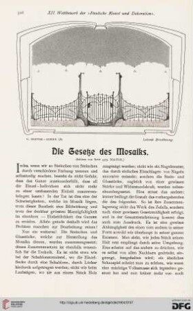 Die Gesetze des Mosaiks, [2]