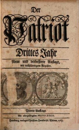 Der Patriot. 3, 3. 1726 (1765)