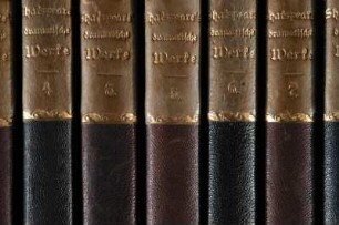 Detailaufnahme im Handschriftenmagazin