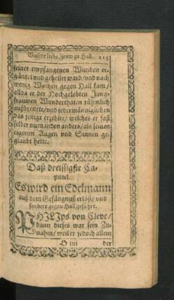 Daß dreissigste Capittel.