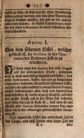 Abhandlung von denen nützlichsten und gebräuchlichsten Instrumenten der Chirurgie, 2