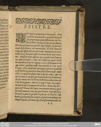 [Epistre.]