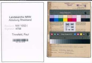 Entnazifizierung Paul Tinnefeld, geb. 02.09.1895 (Kaufmann)